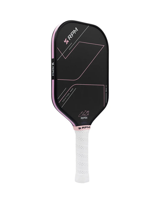 RPM V2 Pink Ella Oh Signature Elongated 16mm pickleball paddle - side profile