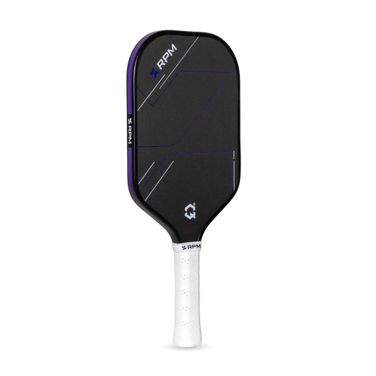 RPM Q2 Elongated 14mm pickleball paddle - angled