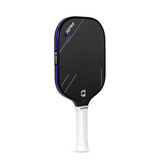 RPM Q2 Widebody 14mm pickleball paddle - angled
