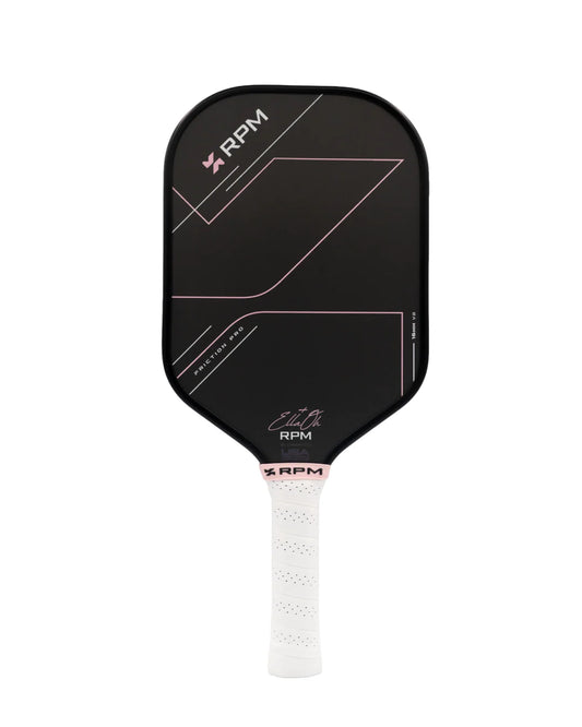 RPM V2 Pink Ella Oh Signature Elongated 16mm pickleball paddle - front